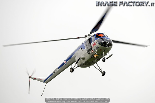 2019-09-07 Zeltweg Airpower 00762 Flying Bulls Bristol 171 Sycamore Mk52